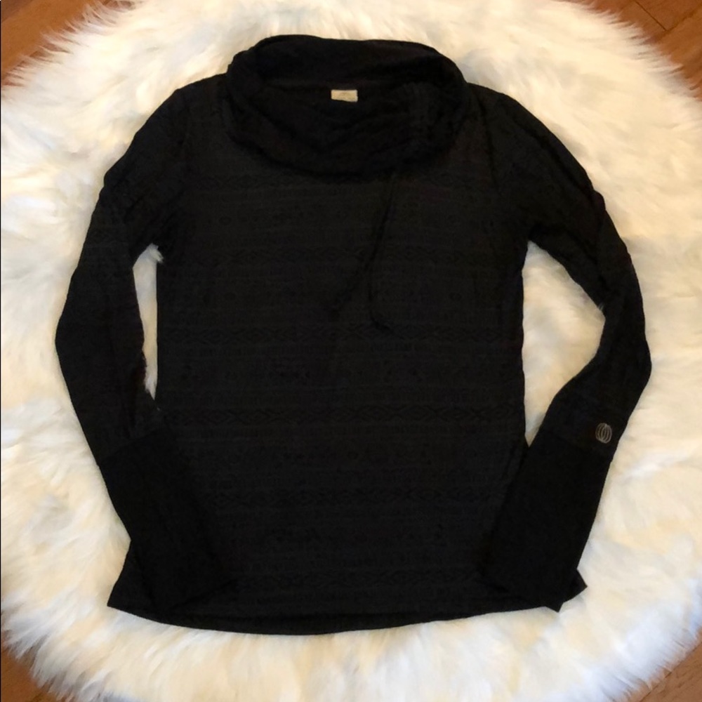 Lightweight Funnel Neck Yoga Top
